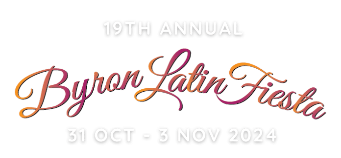 Byron Latin Fiesta Logo, 31st Oct - 3rd Nov 2024
